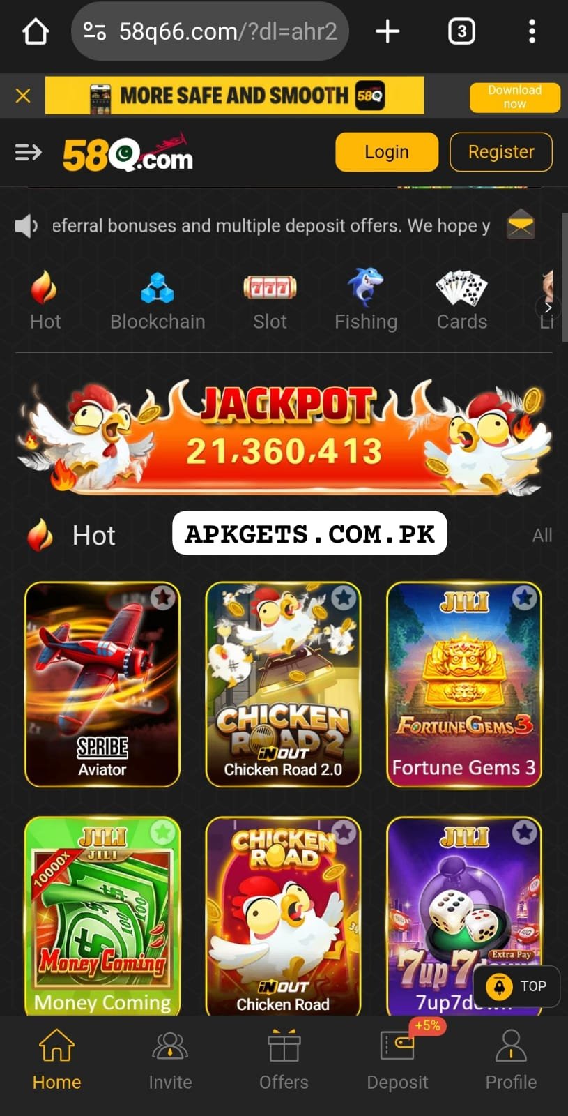 58Q Game APK Download