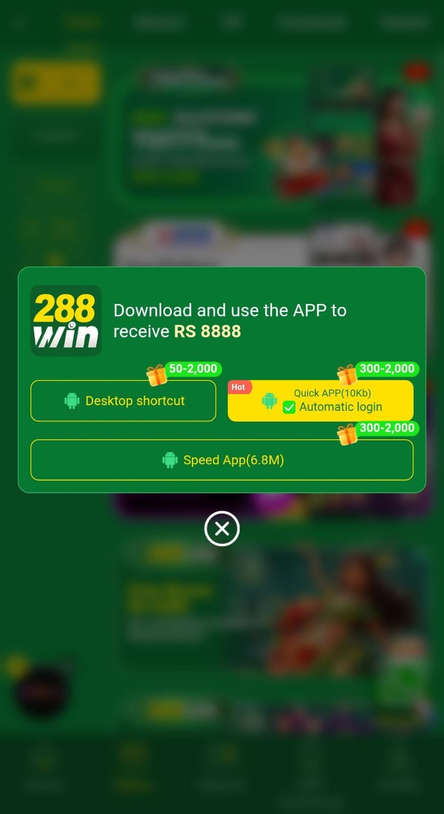 288 Win Game Download