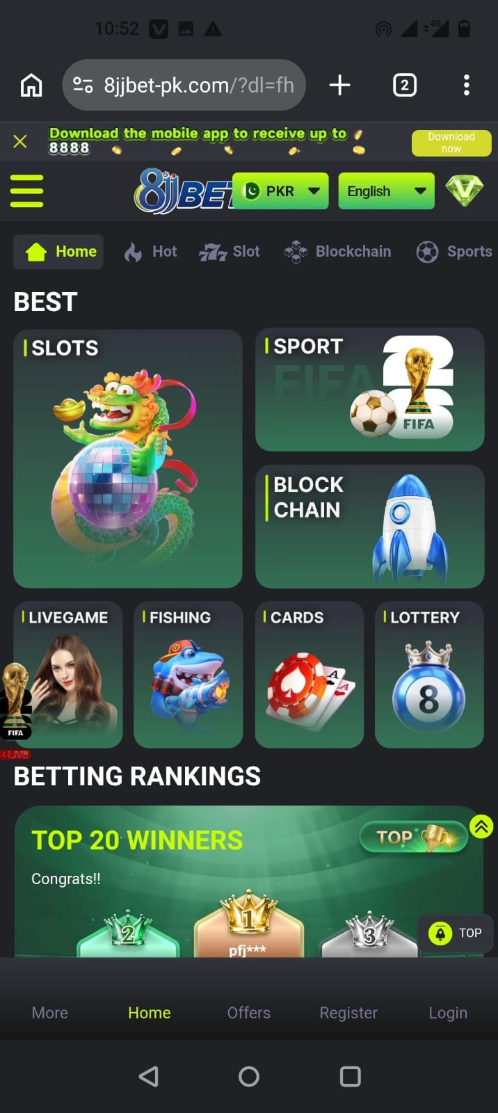 8JJBet Game APK